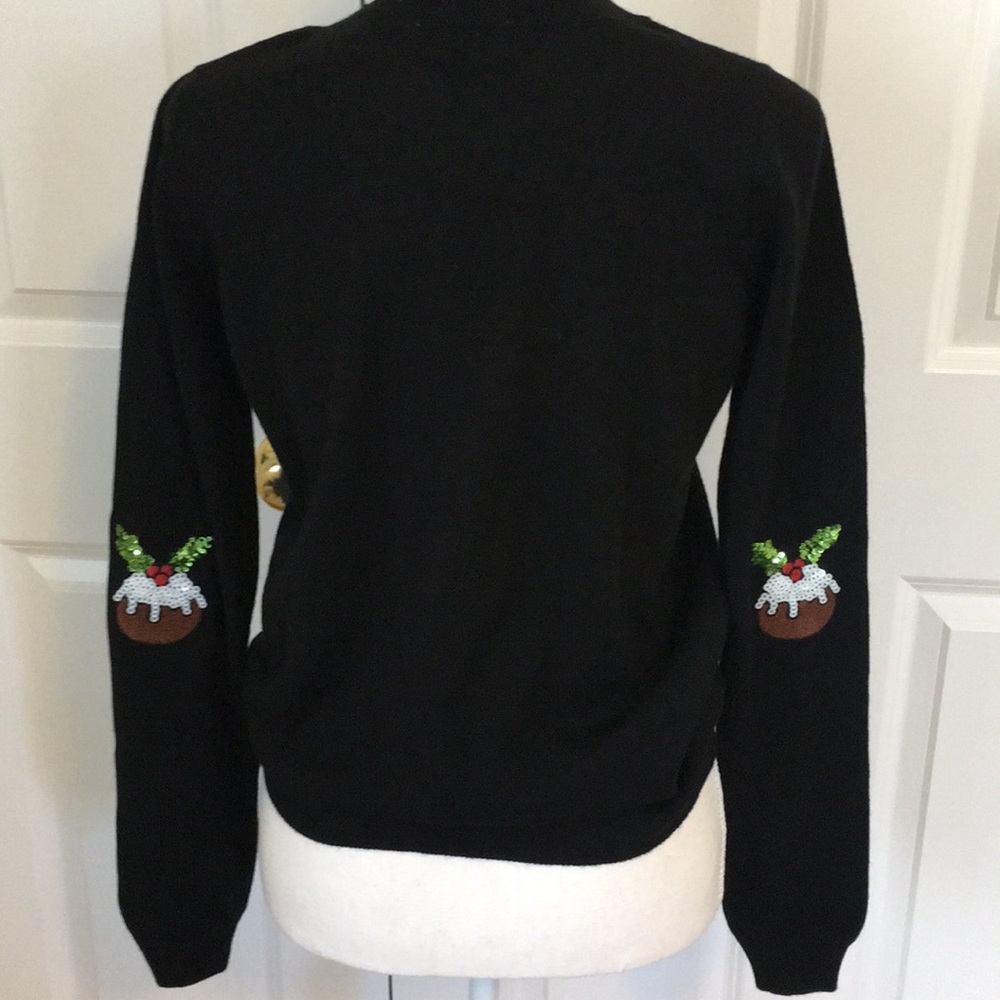 Black cupcake detail sweater